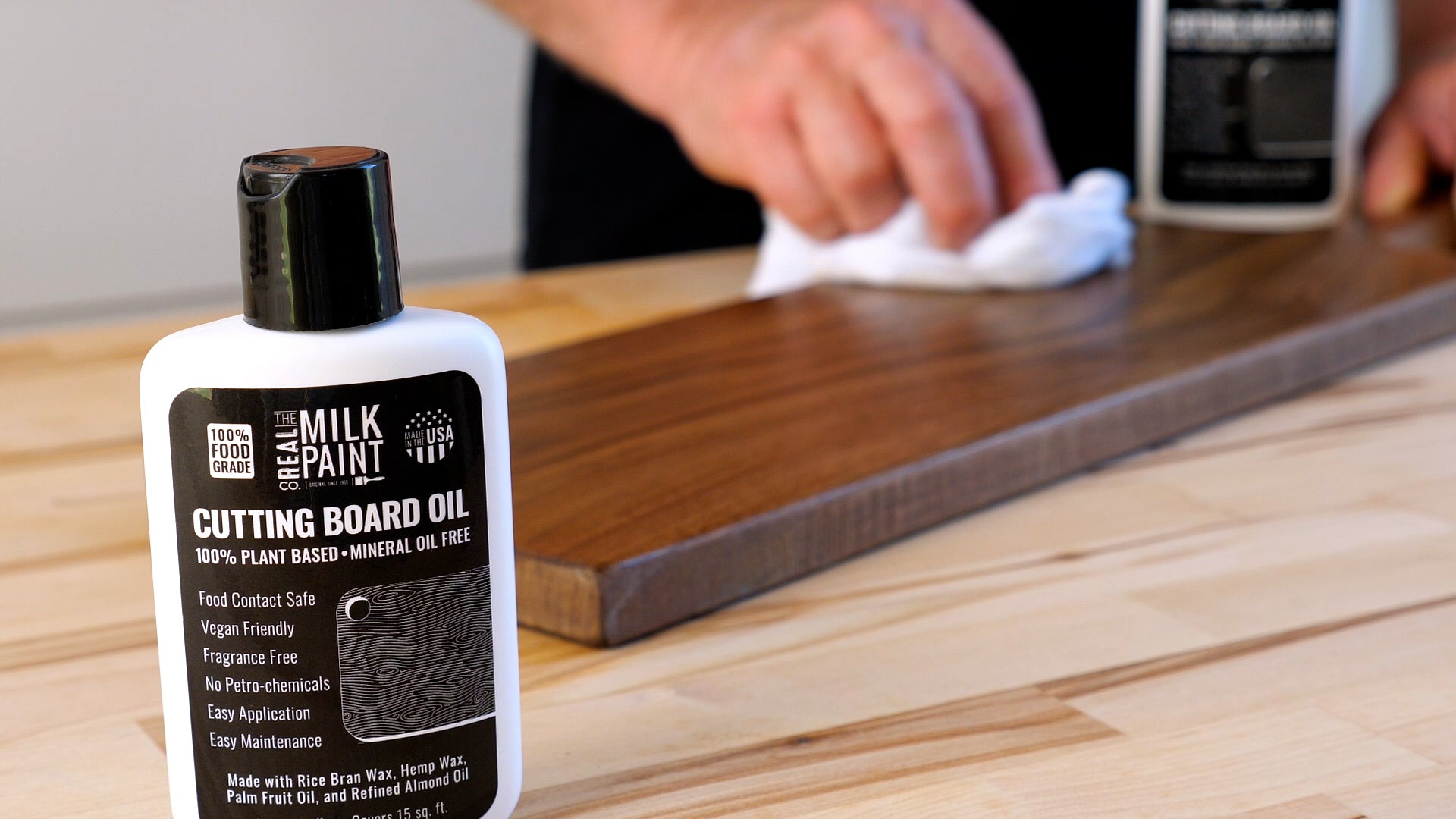 Cutting Board Oil by RMP Co Finishes - Natural Finish for Wood Cutting Boards