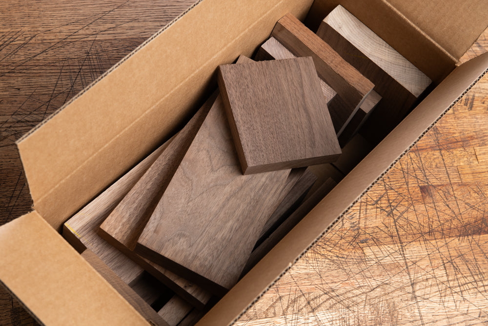 Hardwood Craft Bundle – 12LB of Premium Wood Pieces