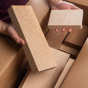 Hardwood Craft Bundle – 12LB of Premium Wood Pieces