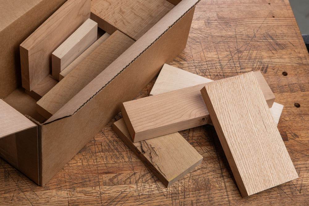 Hardwood Craft Bundle – 12LB of Premium Wood Pieces