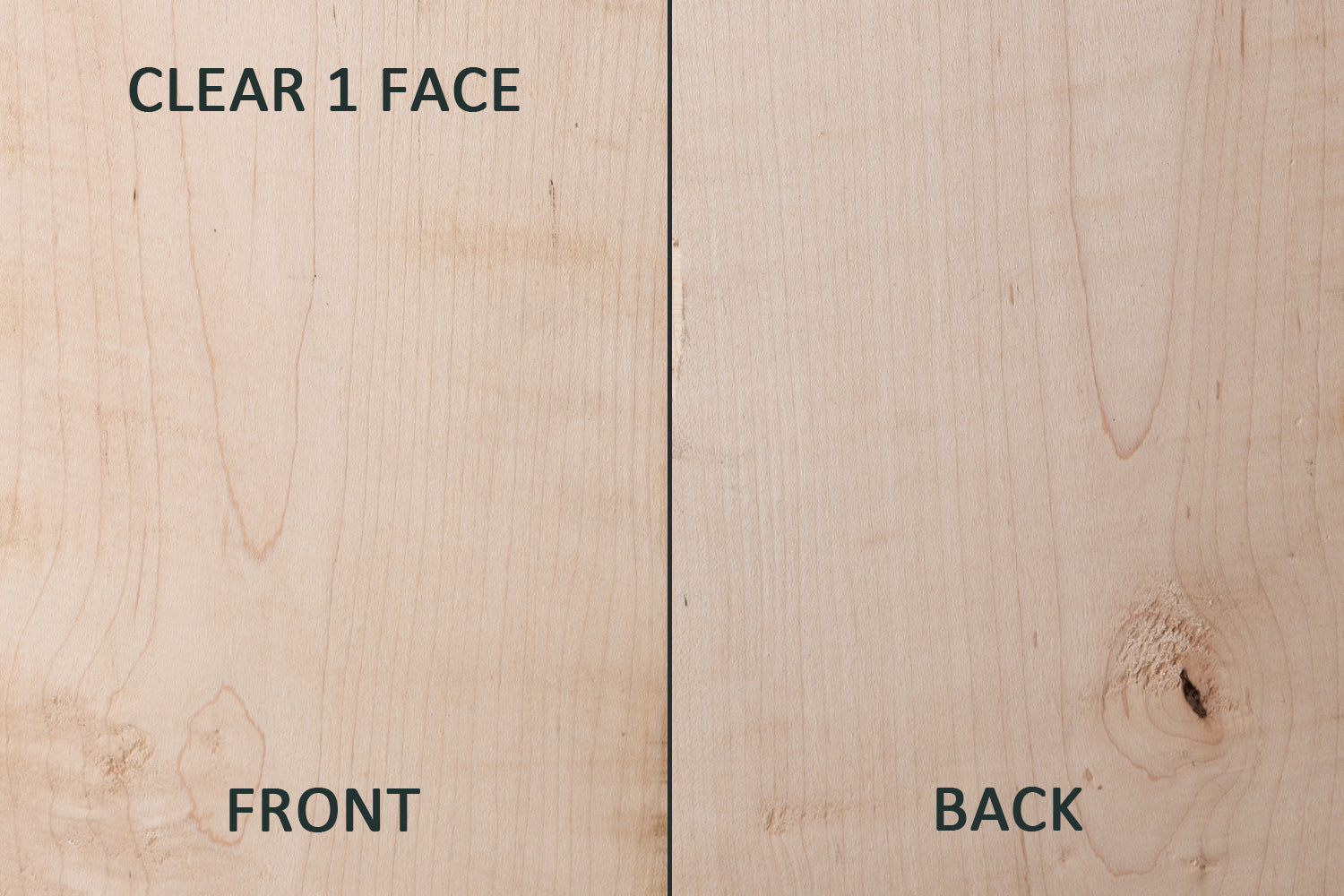 Hard Maple - S3S (Surfaced 3 Sides) 3-Piece Lumber Pack