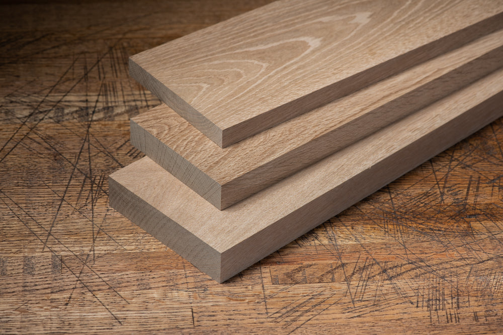 6/4" (1-5/16") White Oak Wood - Plain Sawn Dimensional Lumber