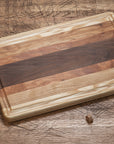 Walnut/Ash Wood DIY Cutting Board Kit - Kilimanjaro - Medium