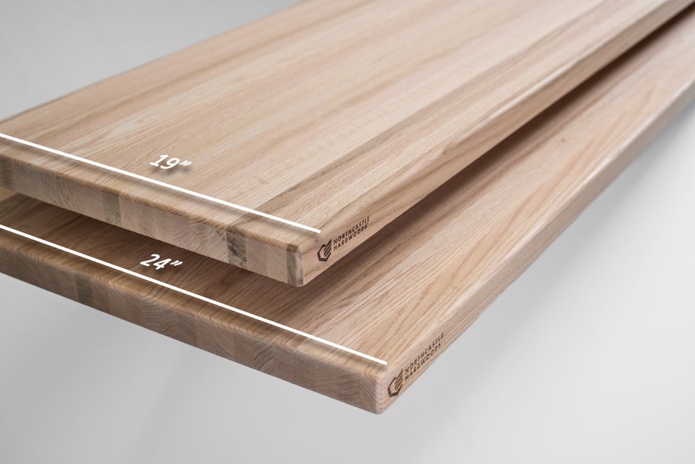Solid Red Oak Workbench Top – Multiple Sizes