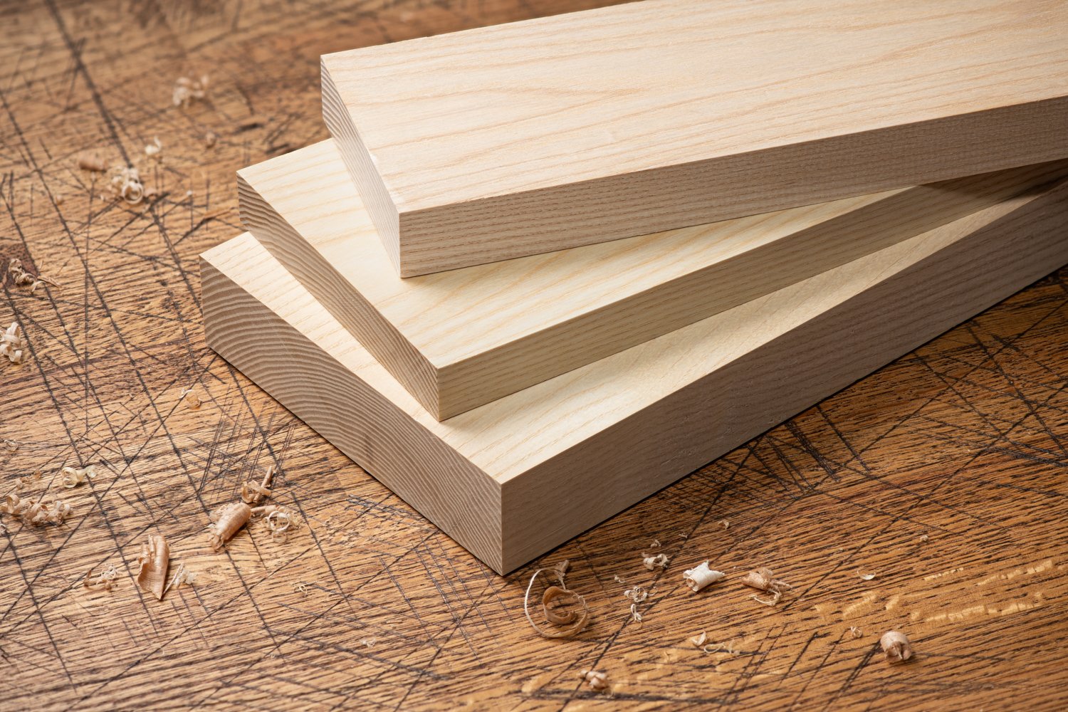 6/4" (1-5/16") Fresno Blanco - Madera Dimensional