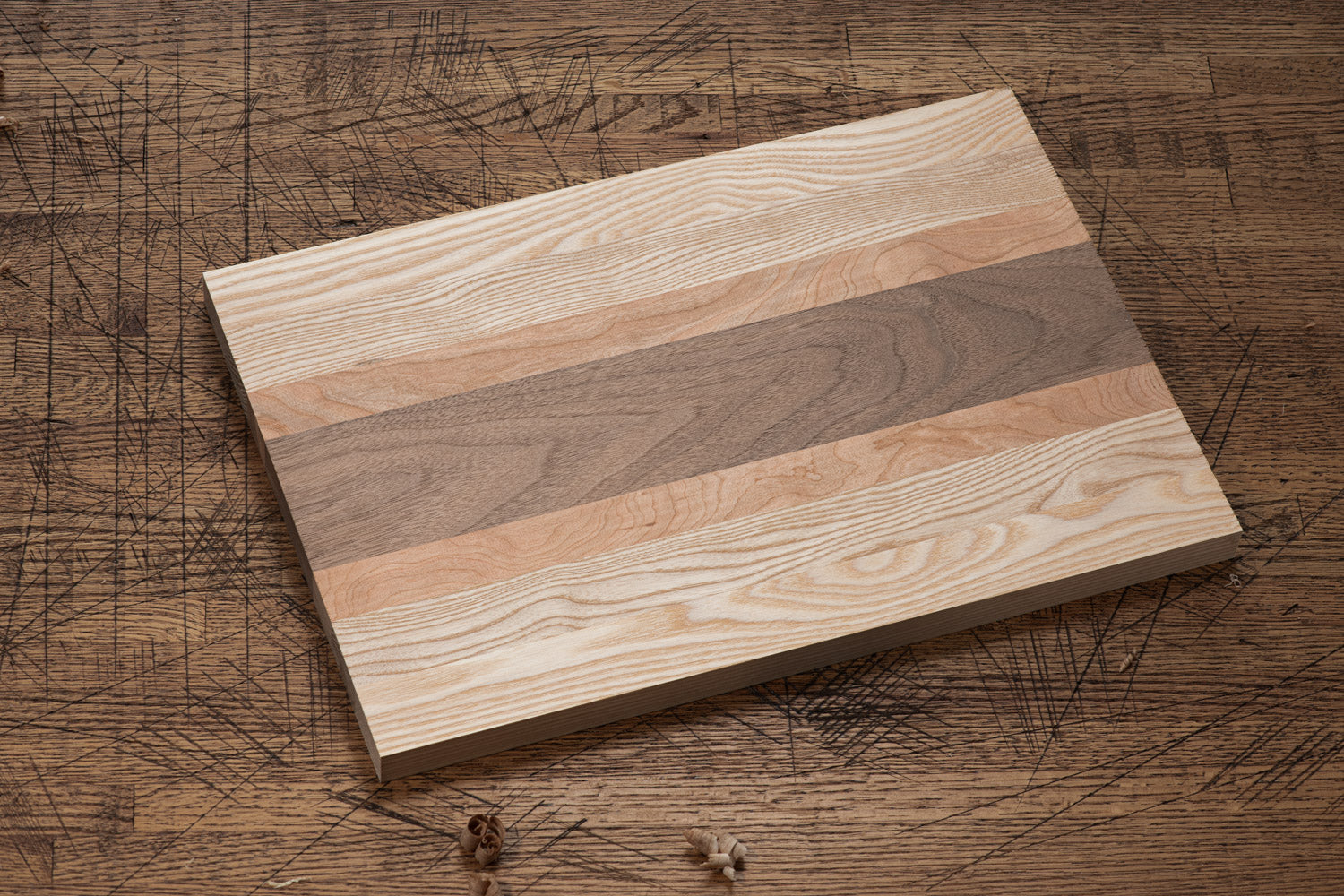 Walnut/Ash Wood DIY Cutting Board Kit - Kilimanjaro - Medium